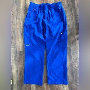 Grey’s Anatomy women’s scrubs - large - bright blue.